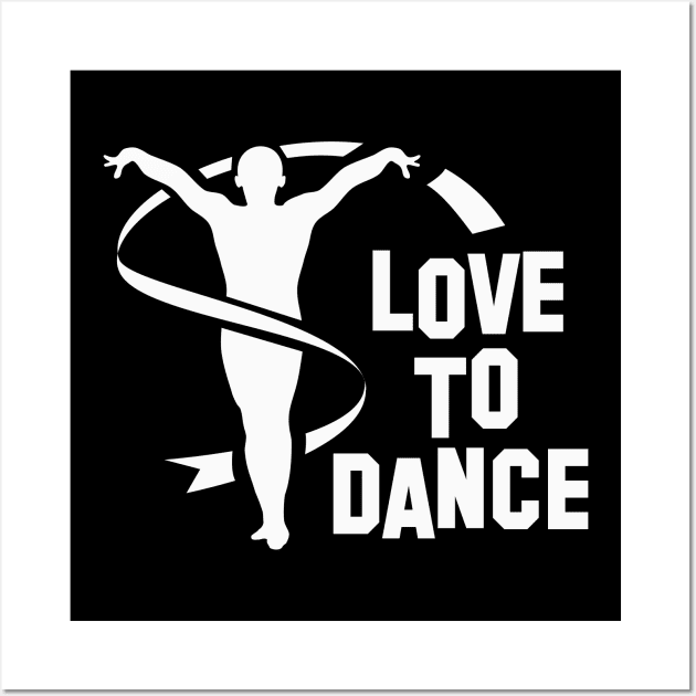 Love To Dance Wall Art by Toogoo